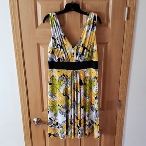 Yellow flower dress
